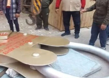 400 കിലോ ഗ്രാം ഭാരം; രാമക്ഷേത്രത്തിനായി ലോകത്തെ ഏറ്റവും വലിയ താഴ്