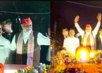 ആവേശം വാനോളം ; കൊച്ചി നഗരത്തെ ഇളക്കിമറിച്ച് പ്രധാനമന്ത്രി നരേന്ദ്രമോദിയുടെ റോഡ് ഷോ