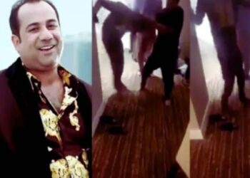 പുണ്യജലം സൂക്ഷിച്ച കുപ്പി കാണാനില്ല; മദ്യലഹരിയിൽ ജോലിക്കാരനെ ഷൂ കൊണ്ട് തല്ലിച്ചതച്ച് പാക് ഗായകൻ; ഉസ്താദ്-ശിഷ്യ ബന്ധമെന്ന് ന്യായീകരണം