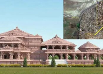 ബഹിരാകാശത്ത് നിന്നുള്ള, രാമക്ഷേത്രത്തിന്റെ ആദ്യ കാഴ്ച പങ്കു വച്ച് ഐ എസ് ആർ ഓ; ചിത്രങ്ങൾ കാണാം