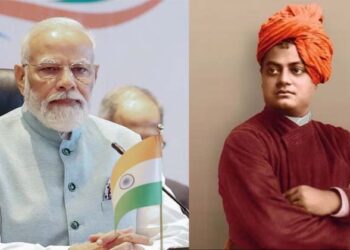 സ്വാമി വിവേകാനന്ദന്റെ ആശയങ്ങളും സന്ദേശങ്ങളും യുവാക്കളെ എല്ലായ്പ്പോഴും പ്രചോദിപ്പിക്കും; ആദരാഞ്ജലികൾ അർപ്പിച്ച് പ്രധാനമന്ത്രി