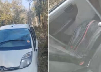 കാറില് സഞ്ചരിക്കവെ കാട്ടാനയുടെ ആക്രമണം ; രണ്ട് പേര്ക്ക് പരിക്ക്