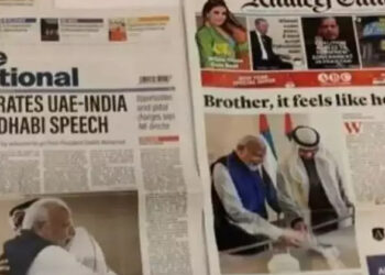 പ്രധാനമന്ത്രിയുടെ യുഎഇ സന്ദർശനം ആഘോഷമാക്കി ഗൾഫ് മാദ്ധ്യമങ്ങൾ ; ഒന്നാം പേജിലെ വാർത്താ ഇടങ്ങളിൽ നിറഞ്ഞ് നരേന്ദ്രമോദി