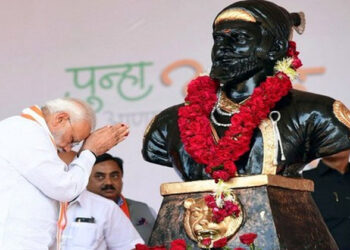 എല്ലാ ശിവഭക്തര്ക്കും സന്തോഷത്തിന്റെയും അഭിമാനത്തിന്റെയും നിമിഷം;ഛത്രപതി ശിവാജി മഹാരാജിന്റെ ശിവ സമ്മാന് പുരസ്കാരം പ്രധാനമന്ത്രിക്ക്