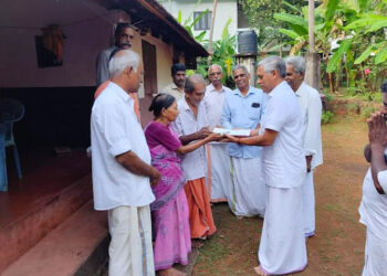 ഒന്നരക്കോടി രൂപ വില വരുന്ന ഭൂമി സേവാഭാരതിയുടെ അനുബന്ധ സംഘടനയ്ക്ക് ദാനം ചെയ്ത് മലപ്പുറത്തെ വയോധിക ദമ്പതികൾ