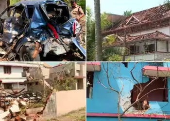 തൃപ്പൂണിത്തുറ സ്ഫോടനം; കേസ് എടുത്ത് പോലീസ്; നാല് പേർ കസ്റ്റഡിയിൽ