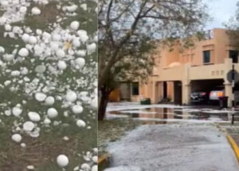 യുഎഇയിൽ ശക്തമായ മഴ തുടരുന്നു; അറബ് നാടിനെ വിറപ്പിച്ച് ആലിപ്പഴ വർഷവും; നിരവധി വാഹനങ്ങളുടെ ചില്ലുകൾ തകർന്നു