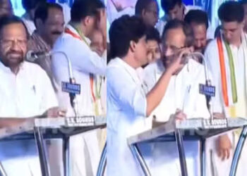 ദേശീയ ഗാനത്തെ അവഹേളിച്ച സംഭവം; പാലോട് രവിയ്‌ക്കെതിരെ പോലീസിൽ പരാതി നൽകി ബിജെപി