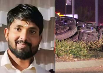 ബൈക്ക് നിയന്ത്രണം വിട്ട് മരത്തിലിടിച്ച് അപകടം; മരിച്ച ആലപ്പുഴ സ്വദേശി ഉണ്ണികൃഷ്ണൻ  അബുദാബിയിൽ നിന്നെത്തിയത് രണ്ടു ദിവസം മുമ്പ്