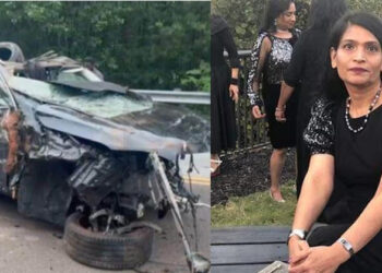 ഡിവൈഡറിലിടിച്ച് കാർ ഉയർന്നത് 20 അടിയോളം ; ഇന്ത്യൻ യുവതികൾക്ക് ദാരുണാന്ത്യം