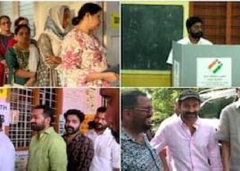 ചൂടേറി ലോക്സഭാ തിരഞ്ഞെടുപ്പ്; വോട്ട് രേഖപ്പെടുത്തി സിനിമാതാരങ്ങൾ