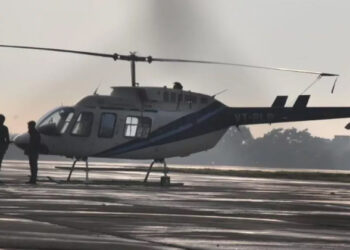 മോശം കാലാവസ്ഥ; ബിജെപി അദ്ധ്യക്ഷൻ സഞ്ചരിച്ച ഹെലികോപ്റ്റർ അടിയന്തിരമായി താഴെയിറക്കി