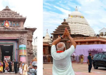 മഹാപ്രഭു ജഗന്നാഥന്റെ അനുഗ്രഹം എപ്പോഴും ഉണ്ടാകും ; പുരി ജഗന്നാഥ ക്ഷേത്രത്തിൽ ദർശനം നടത്തി പ്രധാനമന്ത്രി; പൂജ നടത്തി അനുഗ്രഹം തേടി നരേന്ദ്ര മോദി