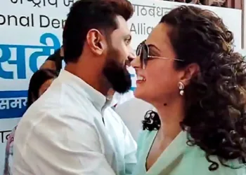 കങ്കണയെ പേരെടുത്ത് വിളിച്ച് ചിരാഗ്; പരസ്പരം ആശ്ലേഷിച്ച് പഴയ സഹപ്രവർത്തകർ; അത്യപൂർവ്വ സൗഹൃദം പുതുക്കലിന് വേദിയായി സെൻട്രൽ ഹാൾ