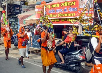 കൻവാർ യാത്രികർക്ക് നേരെ ബൈക്ക് പാഞ്ഞു കയറി അപകടം; തീർത്ഥാടകൻ മരിച്ചു