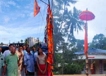 ‘പുണ്യമീ മണ്ണ് പവിത്രമീജന്മം’ ; ശ്രീകൃഷ്ണജയന്തി ആഘോഷങ്ങൾക്ക് തുടക്കം കുറിച്ചുകൊണ്ട് പതാകദിനം ആചരിച്ച് ബാലഗോകുലം