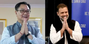 മിസ് ഇന്ത്യയിൽ എസ്.സി എസ്.ടിക്കാർ ഇല്ലെന്ന് രാഹുൽ ഗാന്ധി; ഹേയ് ബാലബുദ്ധി, ഭിന്നിപ്പുണ്ടാക്കുന്ന തന്ത്രങ്ങളുമായി വരരുതെന്ന് കേന്ദ്രമന്ത്രി കിരൺ റിജിജു