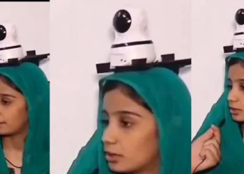 മകളുടെ സുരക്ഷയെ കുറിച്ച് ആശങ്ക; എപ്പോഴും നിരീക്ഷിക്കാൻ തലയിൽ ക്യാമറ വച്ച് പിതാവ്; ഞെട്ടി സോഷ്യൽ മീഡിയ