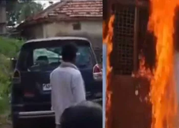 ഏഴുവയസ്സുകാരിയെ 20-കാരന് പീഡിപ്പിച്ചെന്ന് പരാതി; പ്രതിയുടെ വീടിന് തീയിട്ട് , വാഹനങ്ങള് തകര്ത്ത് നാട്ടുകാര്