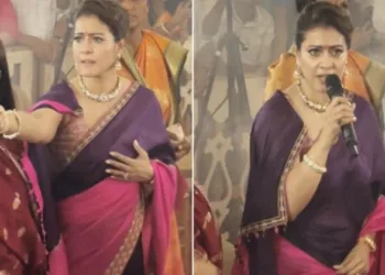 അല്പം ബഹുമാനം കാണിക്കൂ, ദയവായി മാറി നിൽക്കൂ; ദുർഗ്ഗ പൂജക്കിടെ ചെരുപ്പിട്ട് കയറിയവരോട് ദേഷ്യപ്പെട്ട് ബോളിവുഡ് നടി കജോൾ ദേവ്ഗൺ