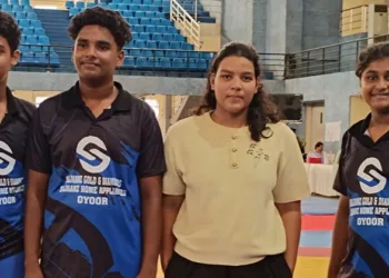 പ്രഥമ സംസ്ഥാന സ്കൂൾ ഒളിമ്പിക്സ്; ഗുസ്തിയിൽ ചരിത്രം രചിച്ച് ചെറിയവെളിനല്ലൂർ കെ പി എം ഹയർ സെക്കന്ററി സ്കൂൾ; വിദ്യാർത്ഥികൾക്ക് സ്വീകരണം