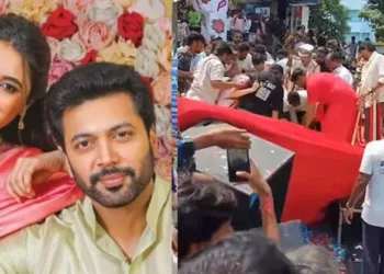 ഉദ്ഘാടന പരിപാടിയ്ക്കിടെ സ്റ്റേജ് തകർന്ന് വീണു; നടി പ്രിയങ്ക മോഹന് പരിക്ക്