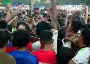 സംസ്ഥാന സ്‌കൂൾ കായികമേള ;സമാപന വേദിയിൽ വിദ്യാര്‍ഥികളുടെ പ്രതിഷേധം
