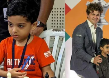 അവന്റെ പ്രകടനം എന്നെ അമ്പരപ്പിച്ചു; മൂന്ന് വയസ്സുകാരനായ ചെസ് താരത്തെ പുകഴ്ത്തി മാഗ്നസ് കാള്‍സണ്‍