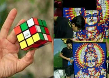 സ്വാമി ശരണം…സന്നിധാനത്ത് 504 റൂബിക്‌സ് ക്യൂബിൽ മിനിറ്റുകൾക്കുള്ളിൽ അയ്യപ്പരൂപം തീർത്ത് കൊച്ചു മണികണ്ഠൻന്മാർ