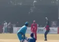 മൈതാനത്ത് ഏറ്റുമുട്ടി ലോക്‌സഭ-രാജ്യസഭാംഗങ്ങൾ; താരമായി അനുരാഗ് താക്കൂർ; ക്ഷയരോഗബോധവത്ക്കരണത്തിനായി സൗഹൃദ ക്രിക്കറ്റ് മത്സരം