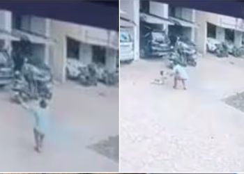 13 നില കെട്ടിടത്തിന്റെ രണ്ടാം നിലയിൽ നിന്ന് 2 വയസ്സുകാരൻ താഴെവീണു; അത്ഭുതകരമായി രക്ഷപ്പെടുത്തി യുവാവ്