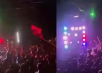 ക്ഷേത്രോത്സവത്തിനിടെ ചെഗുവേരയുടെ പതാകയും വിപ്ലവ ഗാനവും; വിവാദം