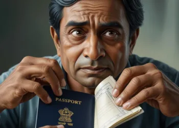 തായ്‌ലൻഡിൽ പോയത് കുടുംബം അറിയുമെന്ന് പേടി ; പാസ്പോർട്ട് കീറിയ ആൾ അറസ്റ്റിൽ  