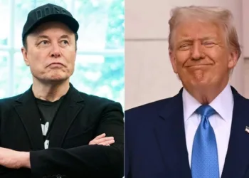 (COMBO) This combination of pictures created on June 05, 2025 shows, L/R, Elon Musk looks in the Oval Office of the White House in Washington, DC, on May 30, 2025 and US President Donald Trump in Arlington, Virginia, on Memorial Day, May 26, 2025. President Donald Trump said on June 5, 2025, that he asked "crazy" Elon Musk to leave his administration and threatened to take away the tech tycoon's government contracts, as a growing row over the US president's budget bill triggered a bitter public divorce with his top donor. (Photo by Allison ROBBERT and SAUL LOEB / AFP)