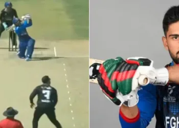 ദേ അച്ഛനെ അടിച്ചവൻ പോകുന്നു എന്ന് ഇനി എല്ലാവരും പറയും, അഫ്ഗാൻ ക്രിക്കറ്റ് ലീഗിൽ മുഹമ്മദ് നബിയെ സിക്‌സറിനു പറത്തി മകൻ; വീഡിയോ വൈറൽ