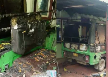 15 വയസുകാരിയായ മകളെ ശല്യം ചെയ്തത് ചോദ്യം ചെയ്തു; പെൺകുട്ടിയുടെ അച്ഛന്റെ ഓട്ടോറിക്ഷ അഗ്നിക്കിരയാക്കി യുവാവ്