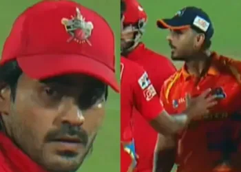 ഈ ചെക്കന് എന്താ വയ്യേ, ഒരു ആവശ്യവും ഇല്ലാതെ ചൊറിഞ്ഞ് വീണ്ടും പണി മേടിച്ച് ദിഘ്‌വേഷ് രതി; പണി കൊടുത്തത് നിടീഷ് റാണ; വീഡിയോ കാണാം