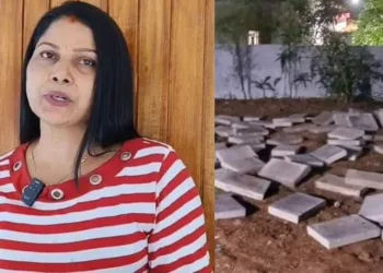 തറയോട് ഇറക്കുന്നതിന് അമിത കൂലി ചോദിച്ച് സിഐടിയു ; മുഴുവൻ ഒറ്റയ്ക്ക് താഴെ ഇറക്കി എസ്ഐയുടെ ഭാര്യയായ അധ്യാപിക