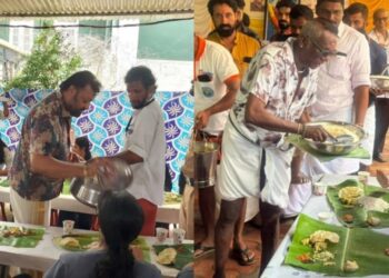 പതിവ് തെറ്റിക്കാതെ മെഡിക്കൽ കോളേജുകളിൽ തിരുവോണ സദ്യയുമായി സേവാഭാരതി ; തിരുവനന്തപുരത്ത് സുരേഷ് ഗോപിയും തൃശ്ശൂരിൽ ഐ എം വിജയനും സദ്യ വിളമ്പി