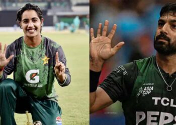 ആറ് വിരലുകൾ..ഹാരിസ് റൗഫിന്റെ ആംഗ്യം അനുകരിച്ച് പാകിസ്താൻ വനിതാ താരങ്ങളും:വിവാദം കൊഴുക്കുന്നു