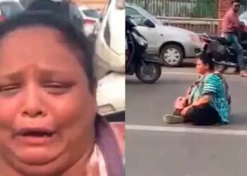 ആറ് പാനിപൂരി കിട്ടിയേ തീരൂ…റോഡിൽ കുത്തിയിരിപ്പ് സമരവുമായി യുവതി