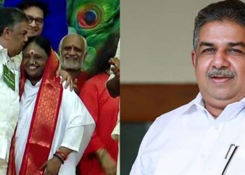 അമ്മയുടെ നിഷ്കളങ്കമായ ചുംബനം ഹൃദയത്തെ സ്പര്ശിച്ചു;മാതാ അമൃതാനന്ദമയിയെ ആശ്ലേഷിച്ചതിൽ വിശദീകരണവുമായി മന്ത്രി സജി ചെറിയാന്