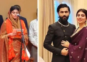 റിവാബ ജഡേജ ഇനി ഗുജറാത്ത് മന്ത്രി ; മന്ത്രിസഭാ പുനഃസംഘടനയിൽ സ്ഥാനമേറ്റ് 25 പുതിയ മന്ത്രിമാർ