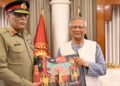 ചൊറിഞ്ഞാൽ കരയേണ്ടി വരും… ഇന്ത്യൻ പ്രദേശങ്ങളെ ഉൾപ്പെടുത്തി ‘ വിവാദ ഭൂപടം’: പാക് ജനറലിന് സമ്മാവുമായി ബംഗ്ലാദേശ്