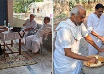 ഋഷികേശിന്റെ ശാന്തതയിൽ അഭയം തേടി സൂപ്പർതാരം,റോഡരികിലെ ഭക്ഷണം ആസ്വദിച്ച് രജനീകാന്ത്…