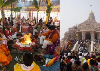 രാമജന്മഭൂമിയിൽ നാളെ ‘പരമ പവിത്ര ധ്വജാരോഹണം’ ; മുഖ്യാതിഥിയായി പ്രധാനമന്ത്രി മോദി ; ആയിരക്കണക്കിന് സന്യാസിമാരും പങ്കെടുക്കും