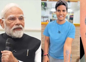 കൈയിലെ ഹനുമാൻ ടാറ്റൂ സഹായിച്ചിട്ടുണ്ടോ? : പ്രധാനമന്ത്രിയുടെ ചോദ്യത്തിന് ദീപ്തി നൽകിയ മറുപടി വൈറൽ