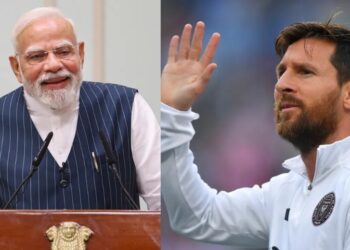 മോദിയെ കാണാൻ മെസ്സി ; പ്രധാനമന്ത്രിയുടെ വസതിയിൽ കൂടിക്കാഴ്ച