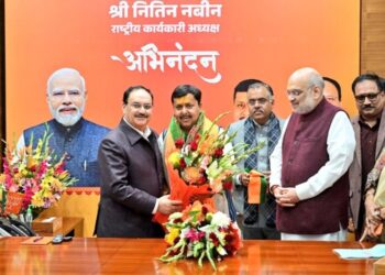 ബിജെപി ദേശീയ വർക്കിംഗ് പ്രസിഡന്റായി ചുമതലയേറ്റ് നിതിൻ നബിൻ ; ഓരോ പ്രവർത്തകരോടൊപ്പവും തോളോട് തോൾ ചേർന്ന് പ്രവർത്തിക്കുമെന്ന് പ്രതിജ്ഞ