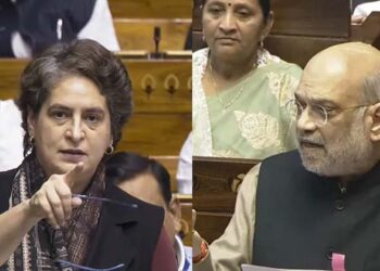 വന്ദേമാതരം വിഭജിക്കപ്പെട്ടില്ലായിരുന്നുവെങ്കിൽ വിഭജനം സംഭവിക്കുമായിരുന്നില്ല, രാഷ്ട്രീയവുമായി ബന്ധിപ്പിക്കുന്നത് നിർഭാഗ്യകരം പ്രിയങ്കയെ തള്ളി അമിത് ഷാ